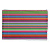 カラフルストライプ 枕カバー (裏面-左)