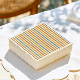 カラフルストライプ 誕生日 スタンダードカクテルナプキン