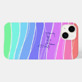 カラフルストライプ Case-Mate iPhoneケース (裏面 (横))