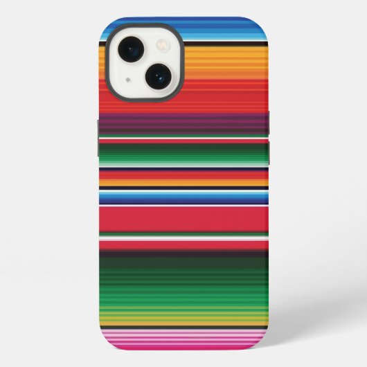カラフルストライプ iPhoneケース (裏面)