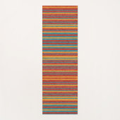 カラフルストライプB ヨガマット (正面)