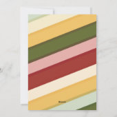 カラフルストライプHoliday One Photo シーズンカード (裏面)