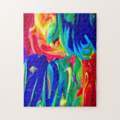 カラフルストロ絵を描ーク配合ジグソーパズル ジグソーパズル (縦)