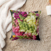 カラフルスナップドラゴンフローラフラワーズガーデン自然 クッション (ブランケット)