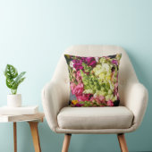 カラフルスナップドラゴンフローラフラワーズガーデン自然 クッション (椅子)