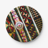 カラフルスペインの天井 ペーパープレート (正面)