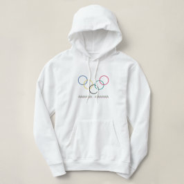 カラフルスポーツリングTシャツ - チームスピリットとモチベーション パーカ