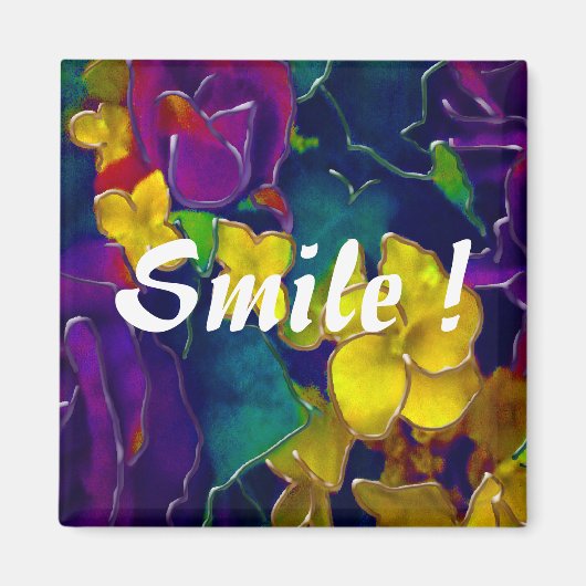 カラフルスマイル マグネット (正面)