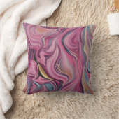 カラフルスワーズピンクブルー金ゴールド装飾用クッション クッション (ブランケット)