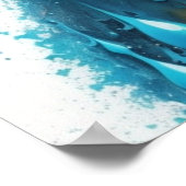 カラフルス絵を描プラッシュコックパプ ポスター (角)