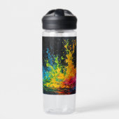カラフルス絵を描プ ウォーターボトル (正面)