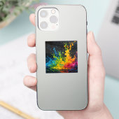 カラフルス絵を描プ シール (スマートフォン)