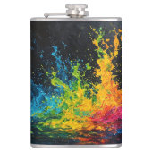 カラフルス絵を描プ フラスク (正面)