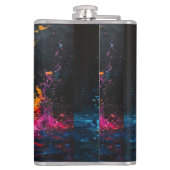 カラフルス絵を描プ フラスク (裏面)