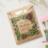 カラフルス芸術的ジチブライダルシャワー フェイバーバッグ (封をした状態)