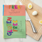 カラフルセリアックグルテンフリーコエリアック キッチンタオル (四つ折り)