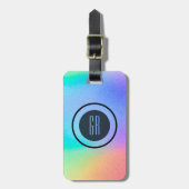 カラフルソフトカラーbland背景荷物タグ ラゲッジタグ (正面縦)