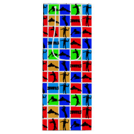 カラフルゾンビ模様 ワインギフトバッグ