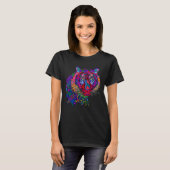 カラフルタイガーTシャツ Tシャツ (正面フル)