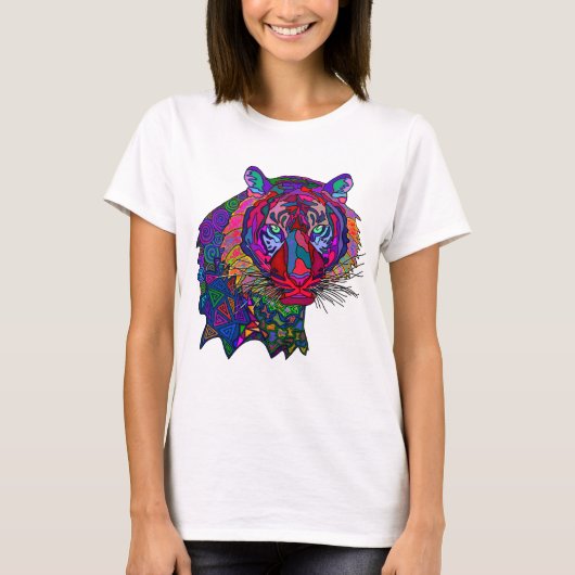 カラフルタイガーTシャツ Tシャツ (正面)