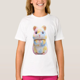 カラフルタイダイハムスター キッズ Tシャツ