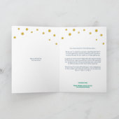 カラフルタイポグラフィおもしろいクリスマスさようなら2020 シーズンカード (内部)