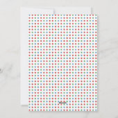 カラフルタイポグラフィメリーとBright Round Photo シーズンカード (裏面)