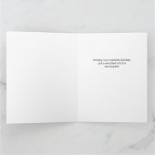 カラフルタイポグラフィ6フォトコラージュハッピーバースデー カード (内部)