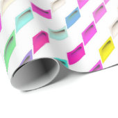 カラフルタイル包装紙 ラッピングペーパー (ロールコーナー)