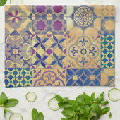 カラフルタイ伝統的ル キッチンタオル (折り畳み)