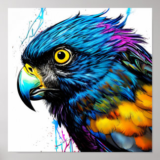 カラフルタカ ポスター