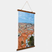 カラフルタペストリー，リスボンポルトガル欧州 吊り下げ型タペストリー (傾斜あり)