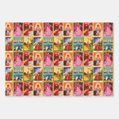 カラフルタロットカードイラスト ラッピングペーパーシート (正面2)