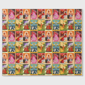 カラフルタロットカードイラスト ラッピングペーパー (フラット)