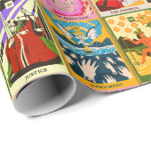 カラフルタロットカードイラスト ラッピングペーパー (ロールコーナー)