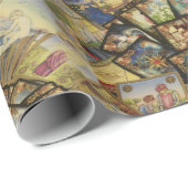 カラフルタロットトランプ拡散イラストレーション ラッピングペーパー (ロールコーナー)