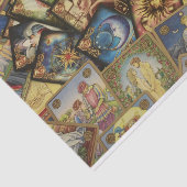 カラフルタロットトランプ拡散イラストレーション 薄葉紙 (詳細)