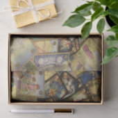 カラフルタロットトランプ拡散イラストレーション 薄葉紙 (ギフト)