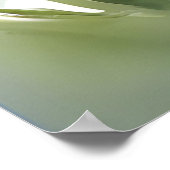 カラフルタンポポ水彩画 ポスター (角)