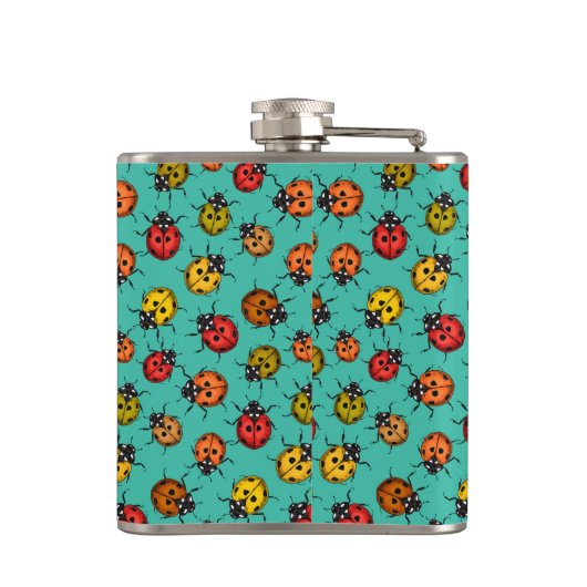 カラフルターコイズ フラスク (裏面)