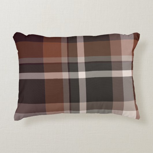 カラフルタータンチェック アクセントクッション (正面)