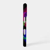 カラフルダブルループメッシュ幾何学柄iPhone 16ケース iPhone 16ケース (右側面)