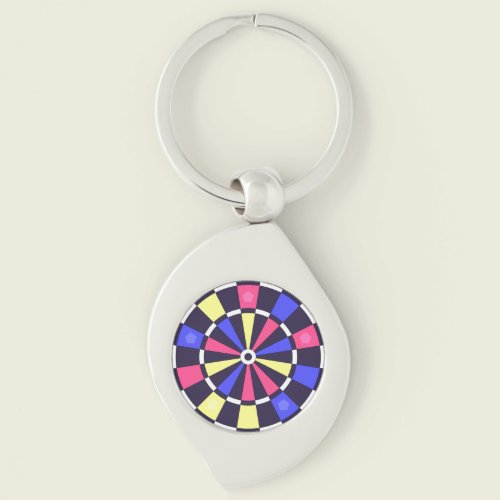 カラフルダーツボード キーホルダー