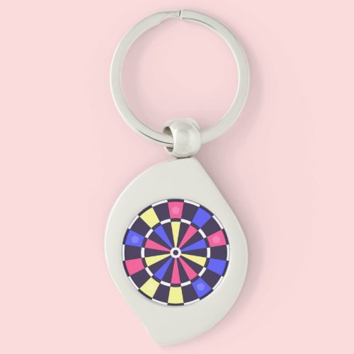 カラフルダーツボード キーホルダー