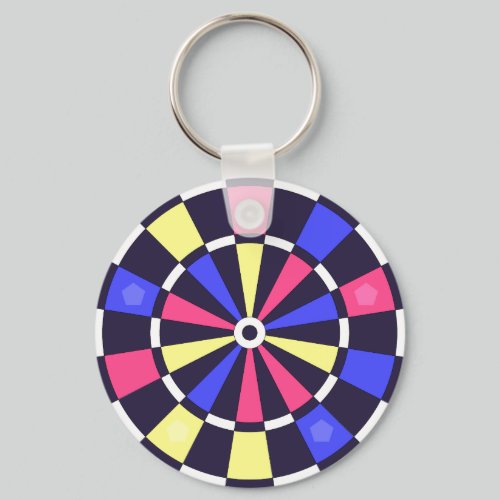 カラフルダーツボード キーホルダー