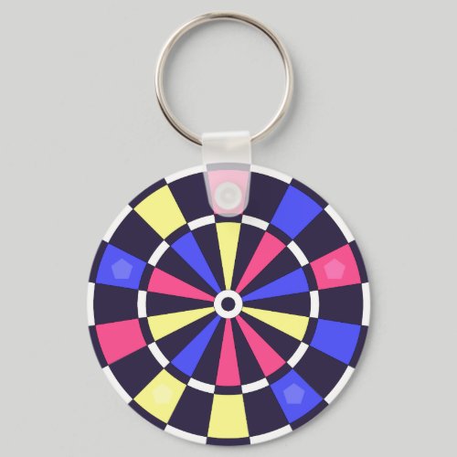カラフルダーツボード キーホルダー