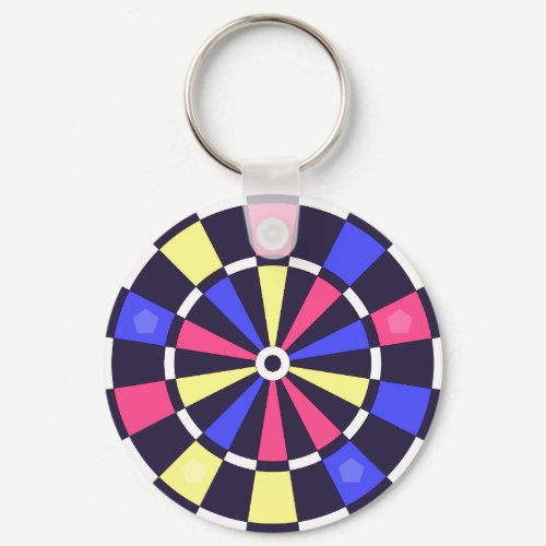 カラフルダーツボード キーホルダー