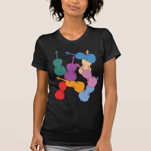 カラフルチェロ Tシャツ (正面)