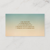 カラフルチャクラ付き生命の木 名刺 (裏面)