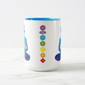 カラフルチャクラ瞑想マグ ツートーンマグカップ (中央)